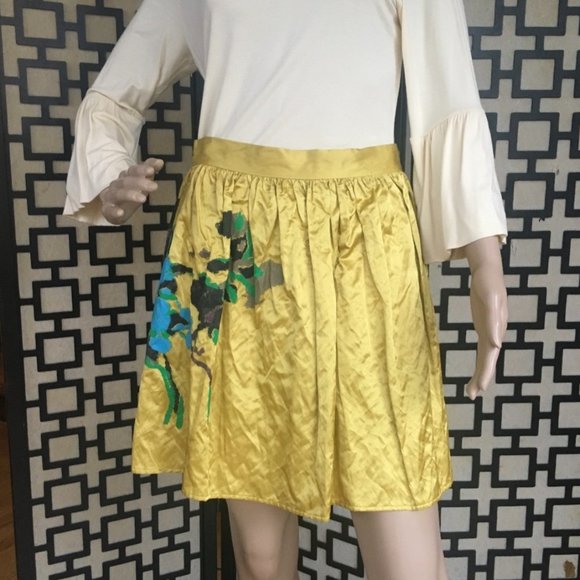 Elizabeth and James Dresses & Skirts - Elizabeth and James Yellow w/ Painted Accent Skirt